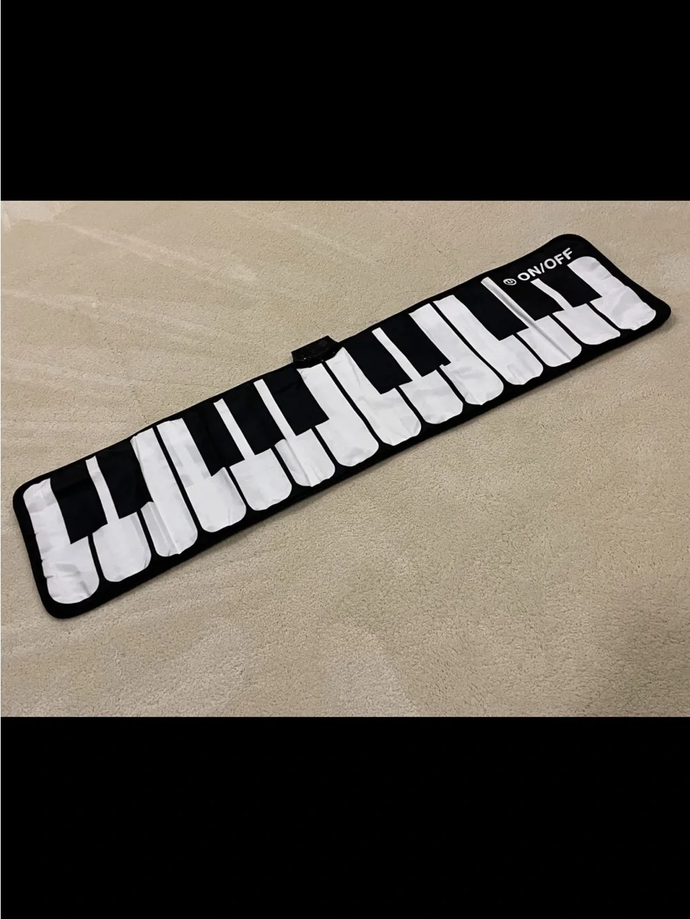 Roll-Up Piano Keyboard Mat